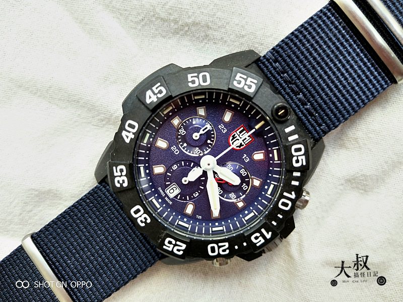 大叔手錶 | LUMINOX 雷明時 NAVY SEAL CHRONO LM-A3583.DN三眼計時錶