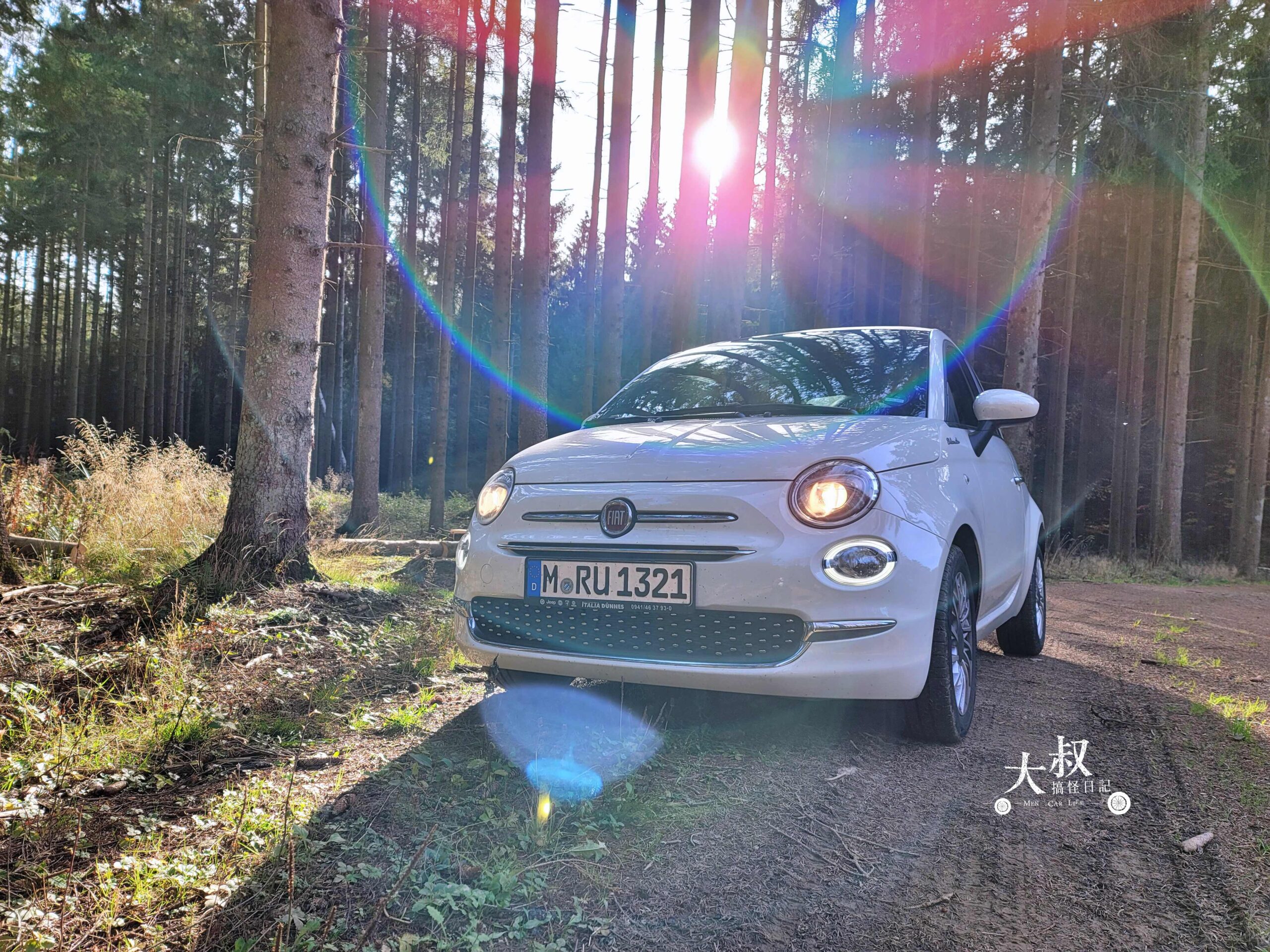 德國自駕租車｜FIAT 500 Hybrid 車小但駕駛樂趣高！法蘭克福機場租車紀錄