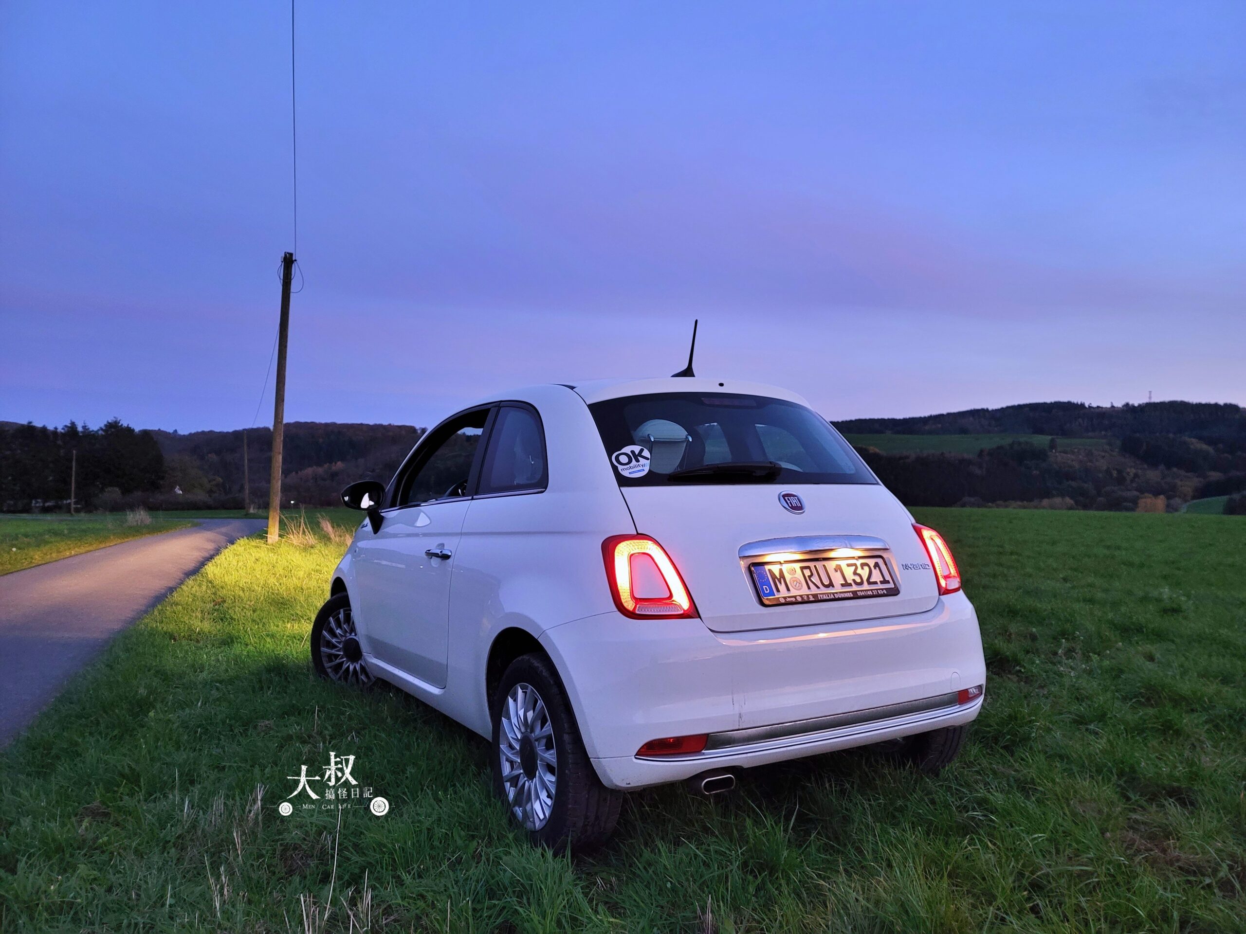 德國自駕租車｜FIAT 500 Hybrid 車小但駕駛樂趣高！法蘭克福機場租車紀錄